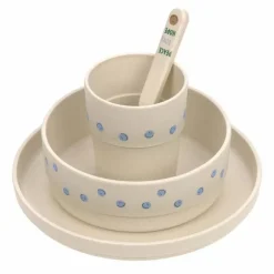 Lassig Serviesset Happy Rascals Smile Sky Blue - Functioneel En Vrolijk