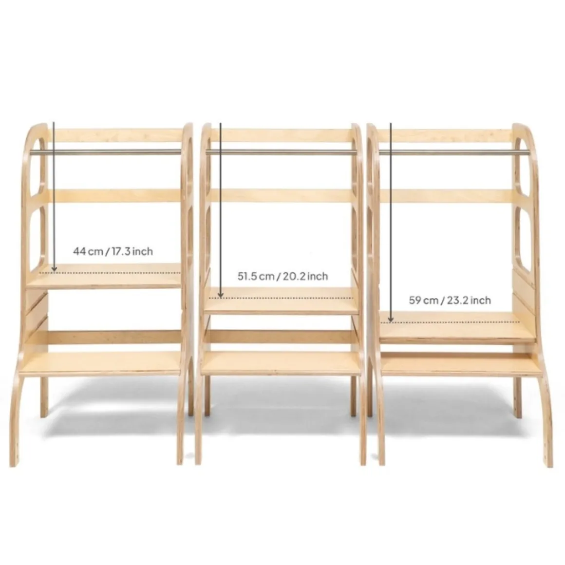 Learning Tower Step Up Naturel Ette Tete