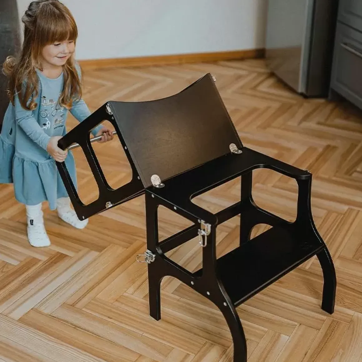 Learning Tower Step'N Sit Zwart Ette Tete