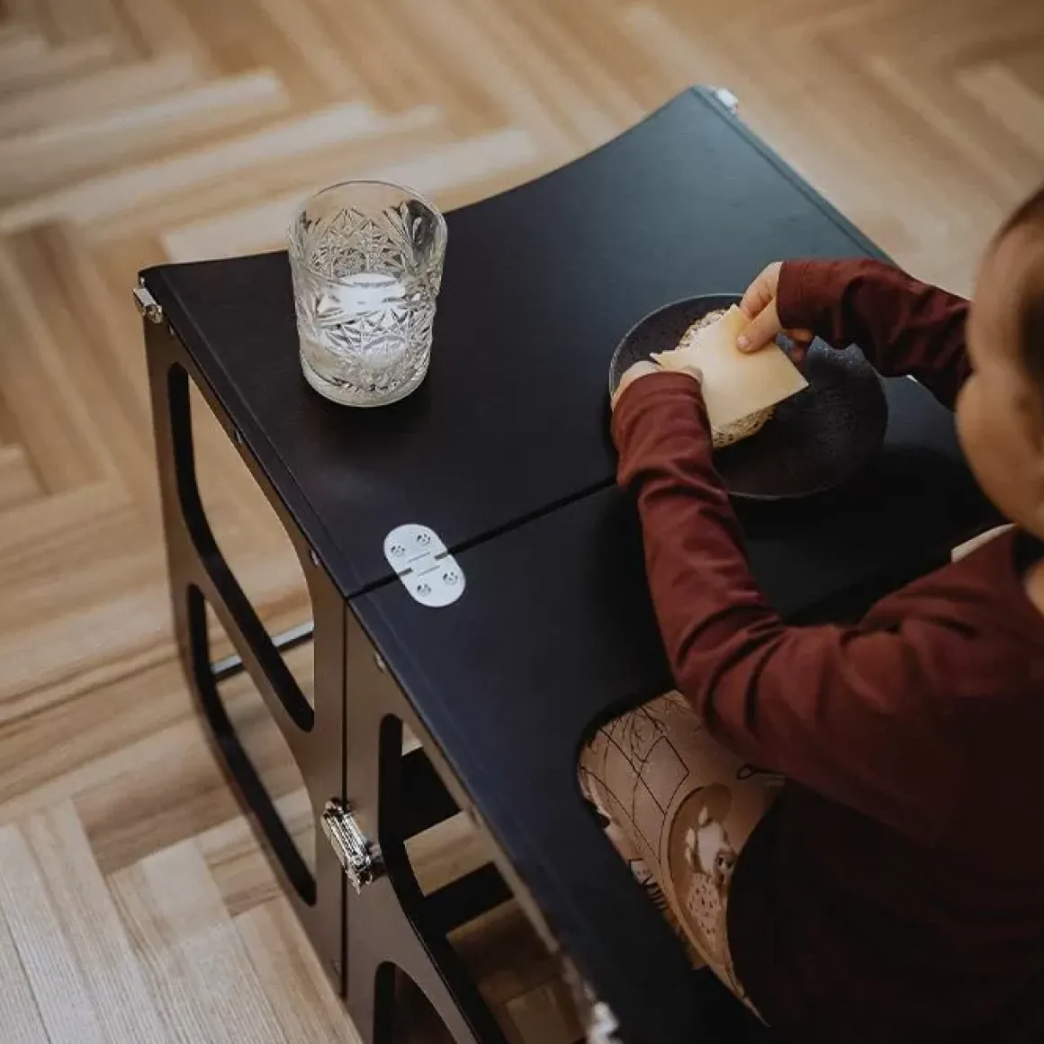 Learning Tower Step'N Sit Zwart Ette Tete