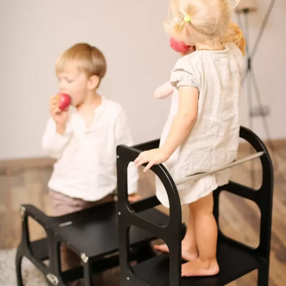 Learning Tower Step'N Sit Zwart Ette Tete