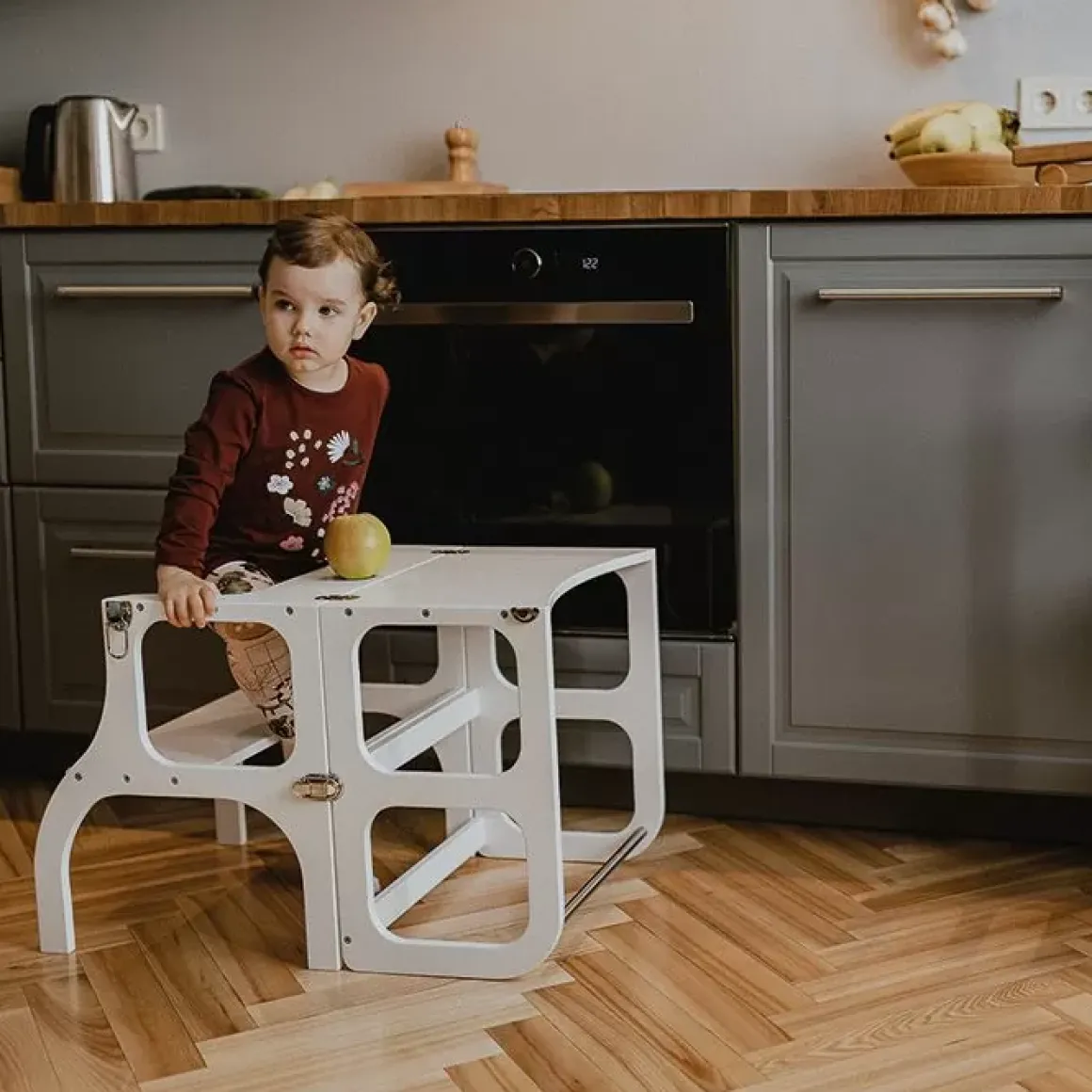 Learning Tower Step'N Sit Grijs Ette Tete