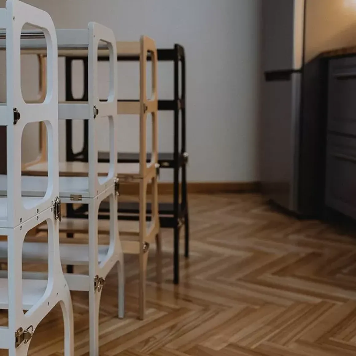 Learning Tower Step'N Sit Grijs Ette Tete