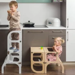 Learning Tower Step'N Sit Grijs Ette Tete