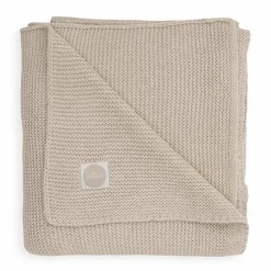 Ledikantdeken Basic Knit Nougat Jollein