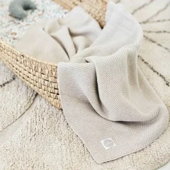 Ledikantdeken Basic Knit Nougat Jollein