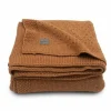 Ledikantdeken Bliss Knit Caramel Jollein