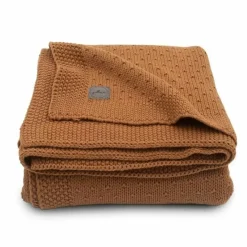 Ledikantdeken Bliss Knit Caramel Jollein