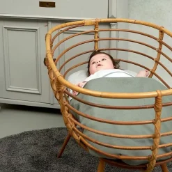 Ledikantdeken Knit Forest Green Meyco