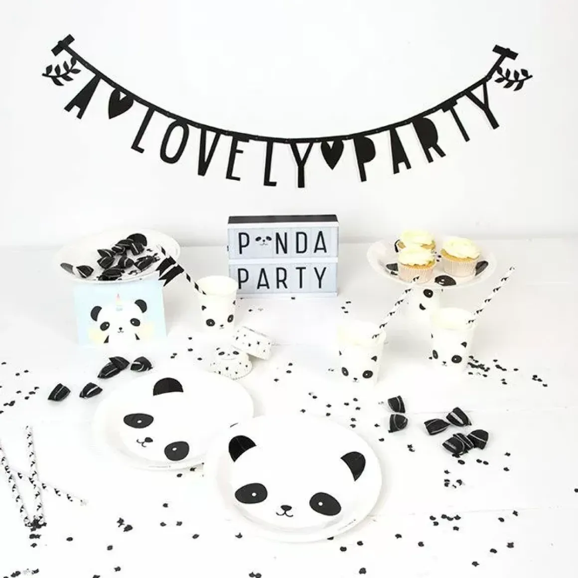 Letterslinger Zwart (147-Delig)