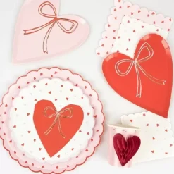 Liefdevolle Hartvormige Servetten Met Strik Van Meri Meri (16St)