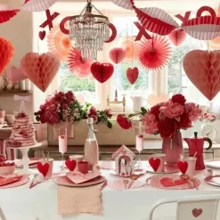 Liefdevolle Hartvormige Servetten Met Strik Van Meri Meri (16St)