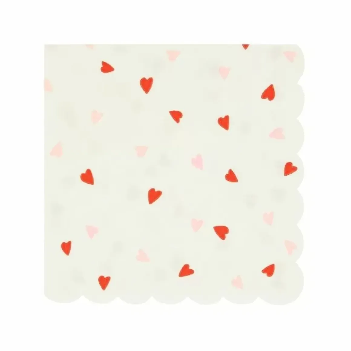 Liefdevolle Kleine Hartjes Servetten Van Meri Meri - Feestelijke Toevoeging (16St)