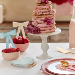 Lieflijke Pastel Hearts Gebaksservetten Van Meri Meri (16St)