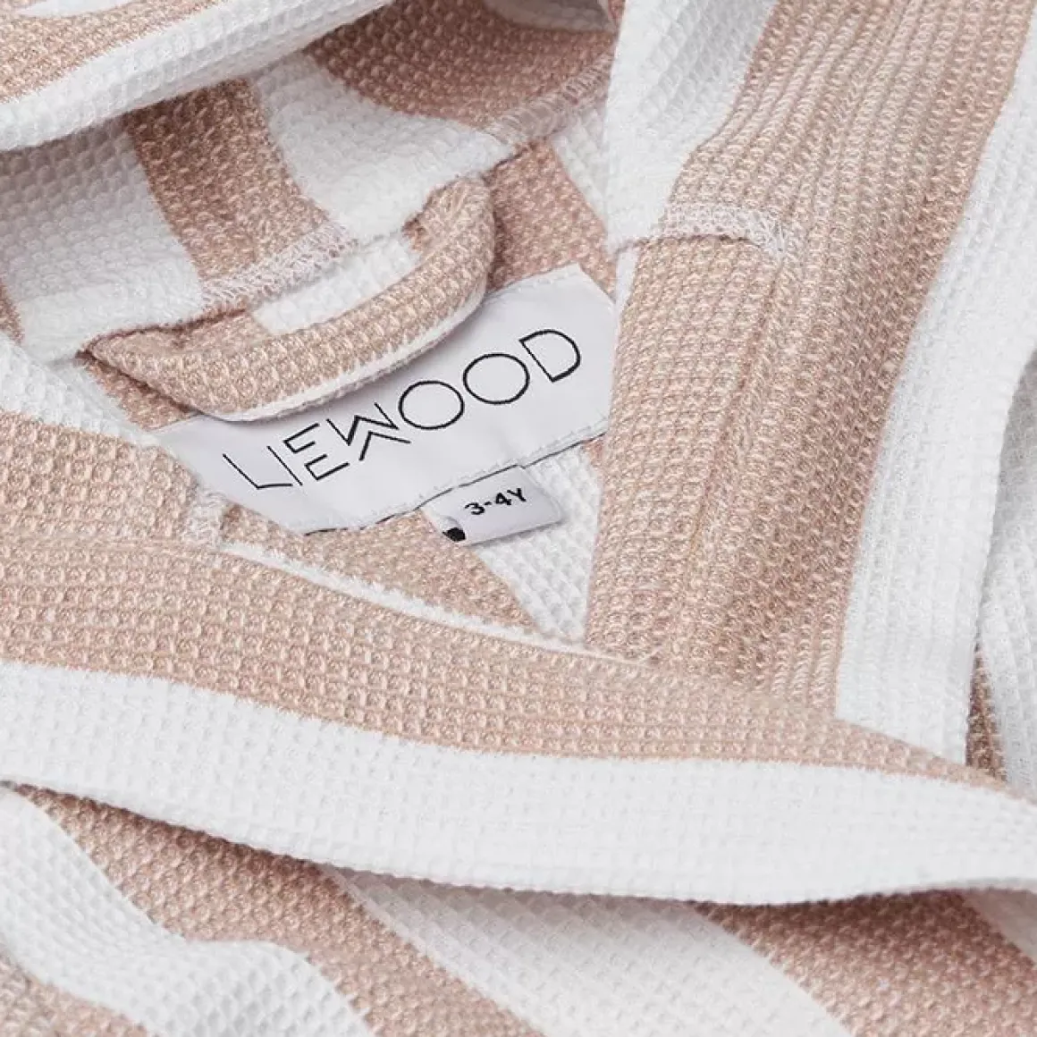 Liewood Badjas Gray Stripe Pale Tuscany/White