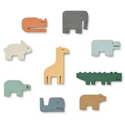 Liewood Badspeeltjes Dieren Pia Blue Multi Mix