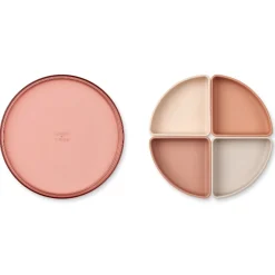 Liewood Bord Met Vakken Shawn Pale Tuscany