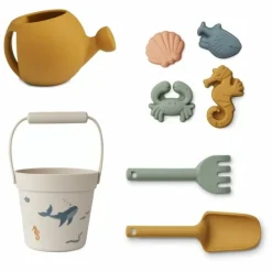Liewood Florence Sea Creature/Sandy - Strand- En Tuinset