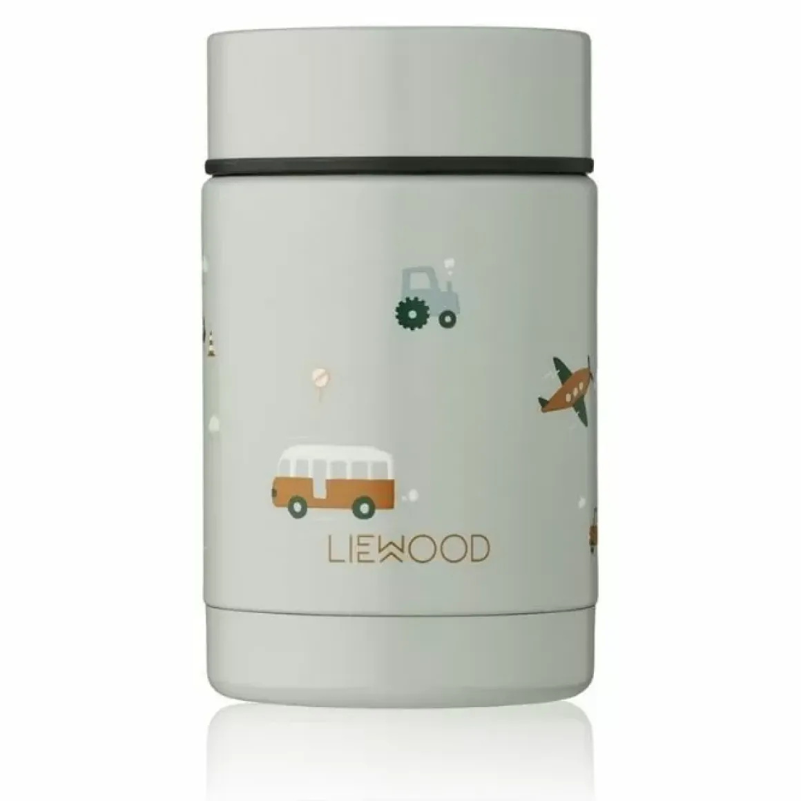 Liewood Food Jar Nadja Vehicles/Dove Blue