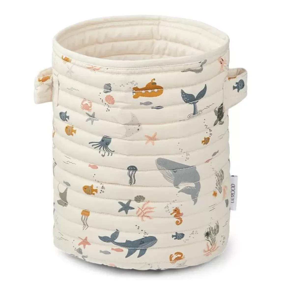 Liewood Gewatteerde Mand Ally Sea Creature/Sandy Mix