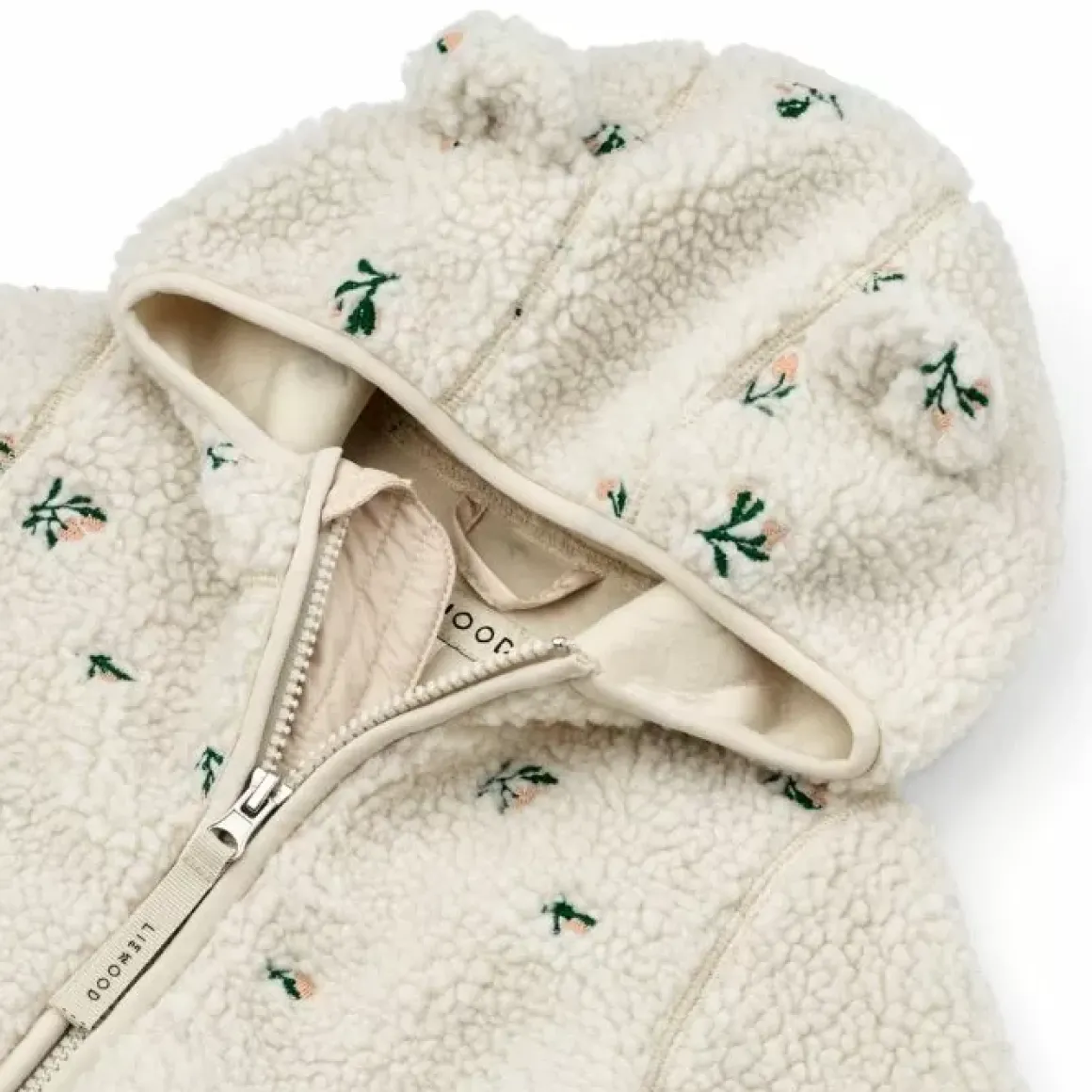 Liewood Jas Met Oortjes Kopen - Bestel De Mara Pile Peach/Sandy Embroidery Jas Online