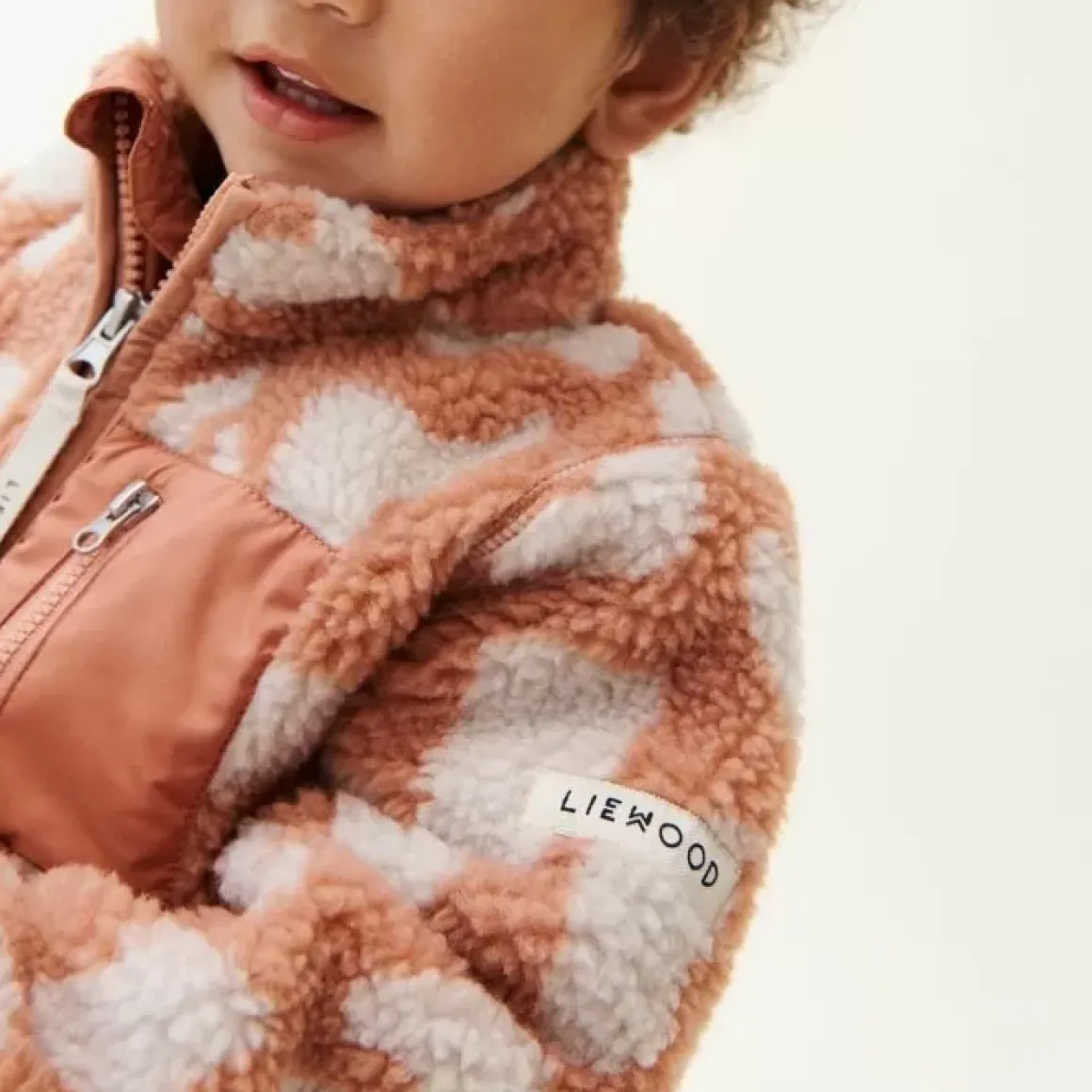 Liewood Jas Nolan Pile Mega Leo/Tuscany Rose Kopen | Comfortabele En Stijlvolle Kinderkleding