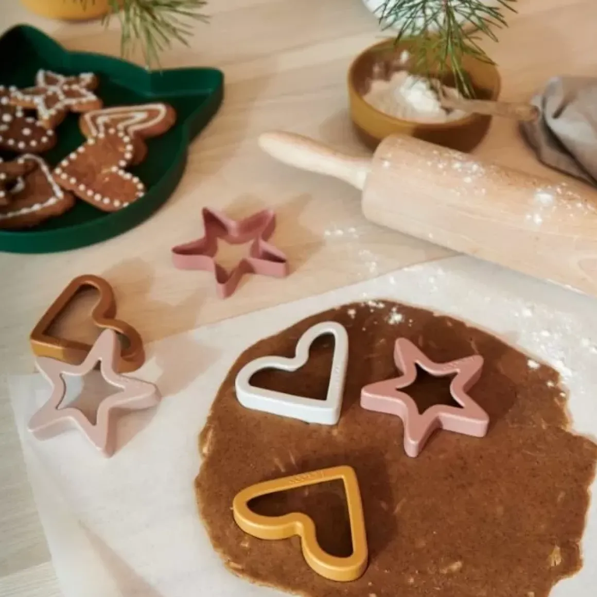 Liewood Koekjesuitstekers Svend Holiday/Rose Multi Mix