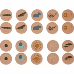 Liewood Memoryspel Easton Safari Pale Tuscany Multi Mix