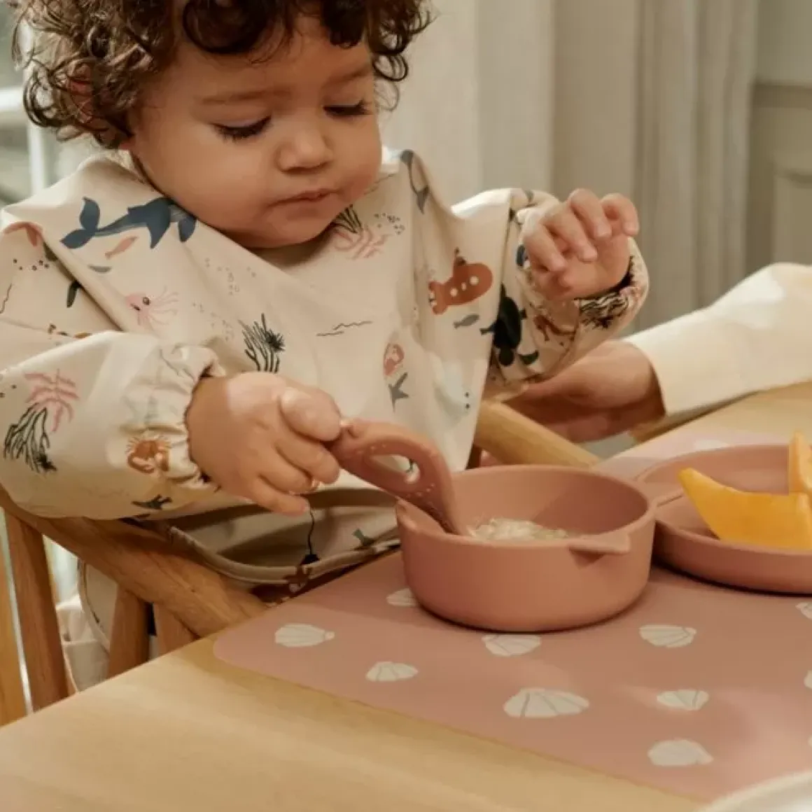 Liewood Merle Lange Mouwen Slab - Sea Creature/Sandy Print