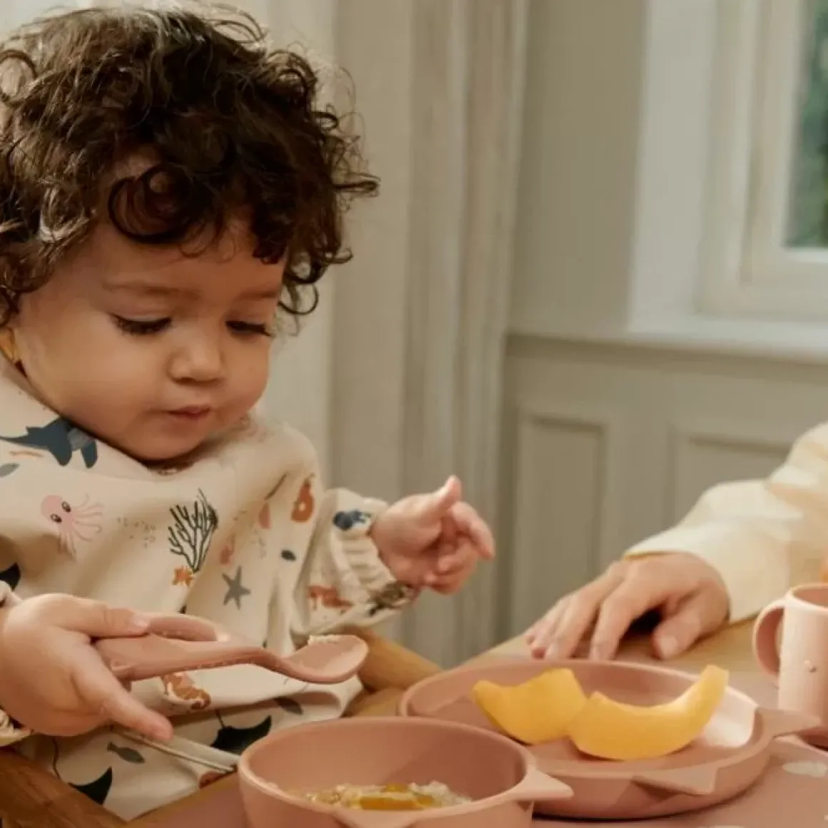 Liewood Merle Lange Mouwen Slab - Sea Creature/Sandy Print