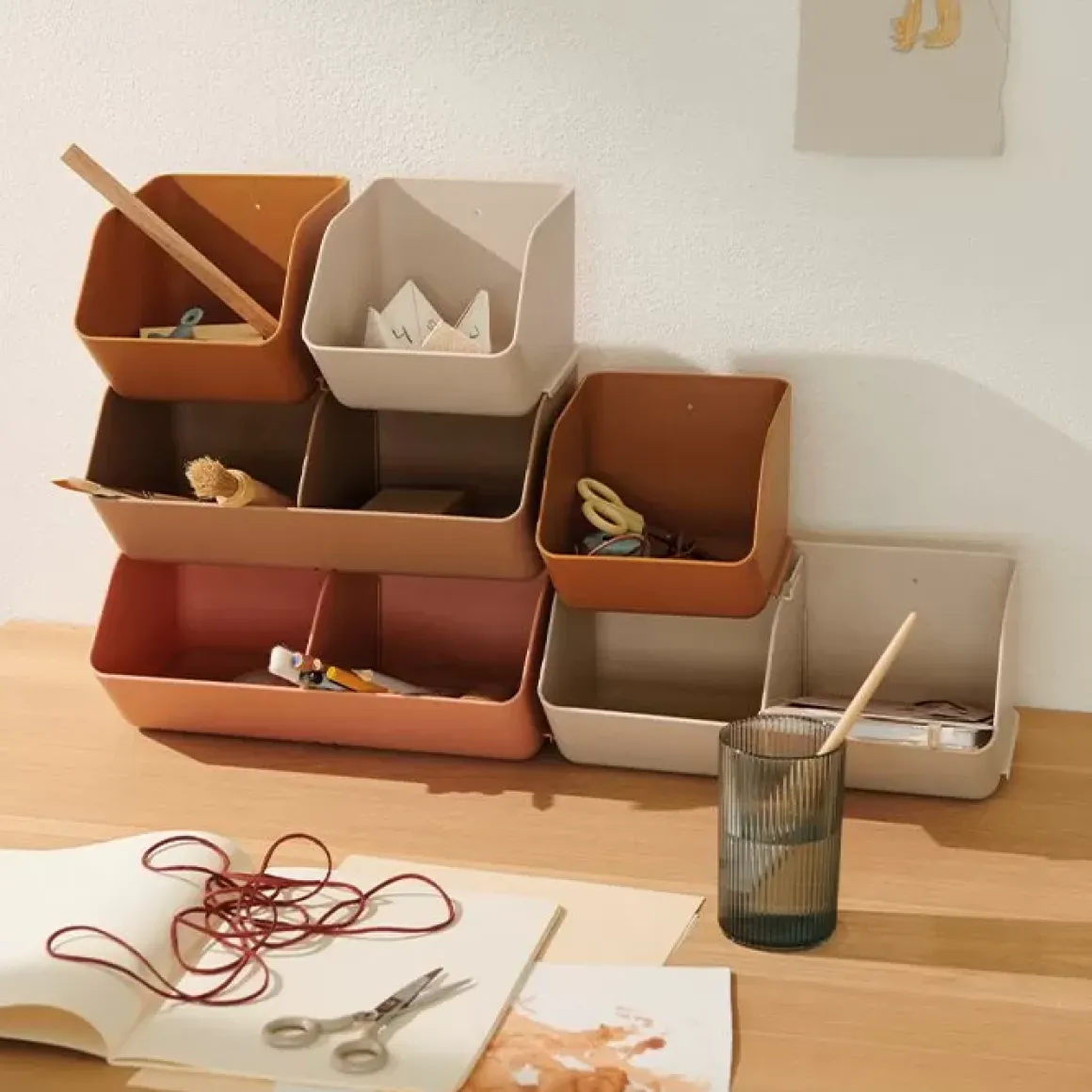 Liewood Opbergbakjes Jamal S Golden Caramel (2St)