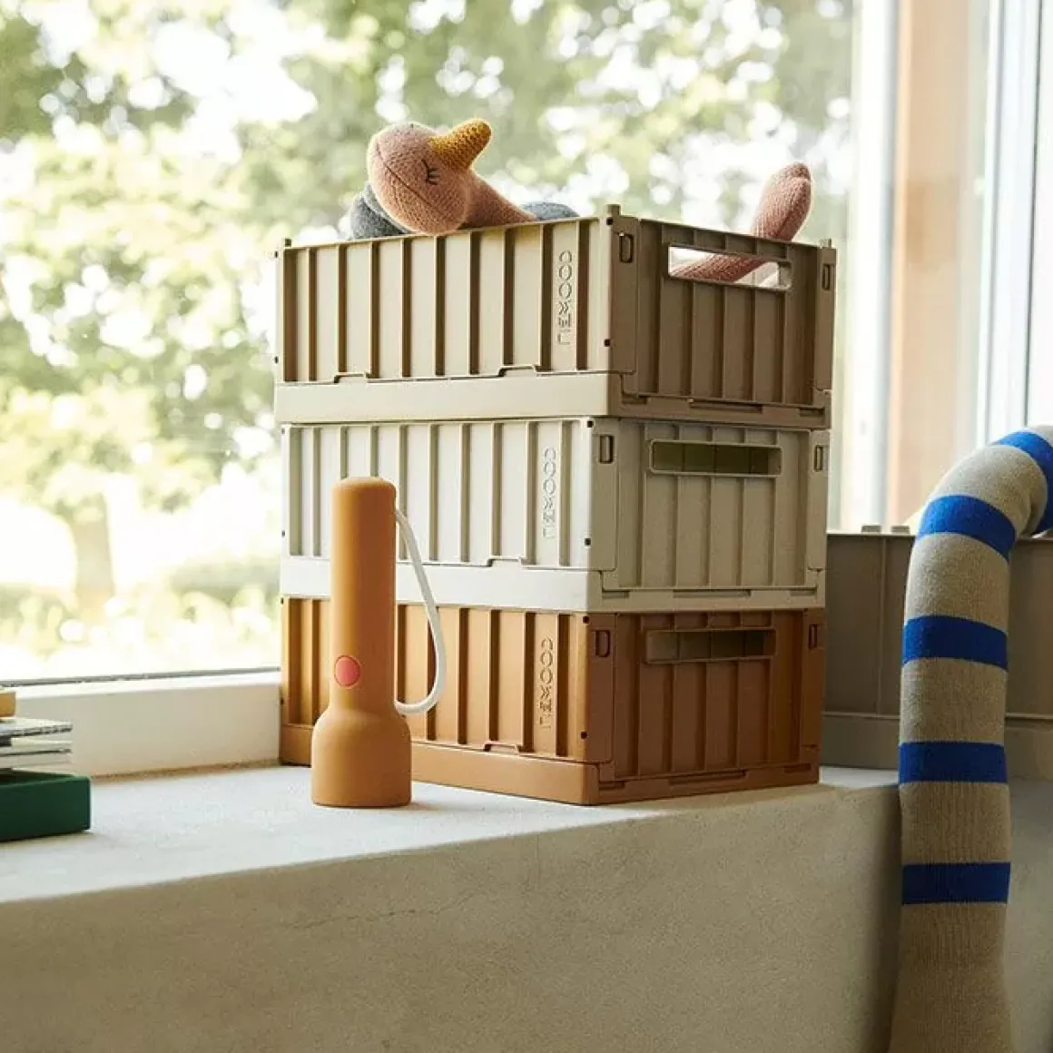 Liewood Opbergkratje Weston Oat Medium (2St)