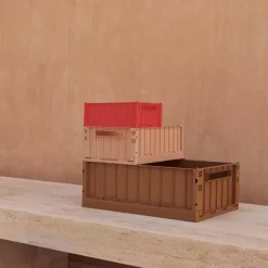 Liewood Opbergkratje Weston Golden Caramel Groot