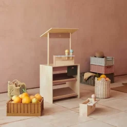 Liewood Opbergkratje Weston Golden Caramel Groot