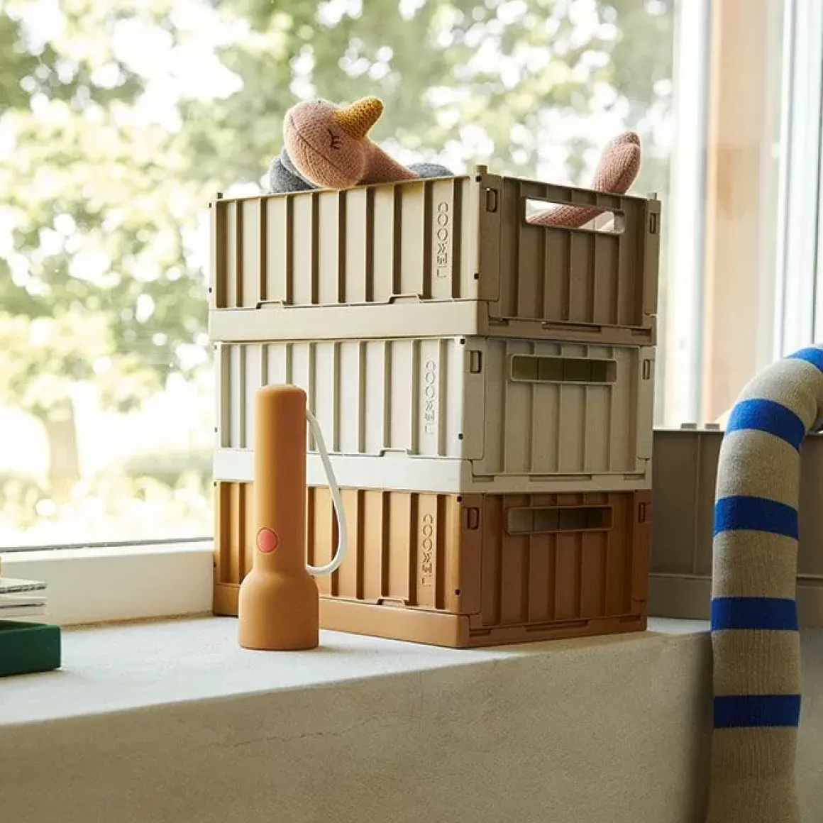 Liewood Opbergkratje Weston Oat Klein (2St)