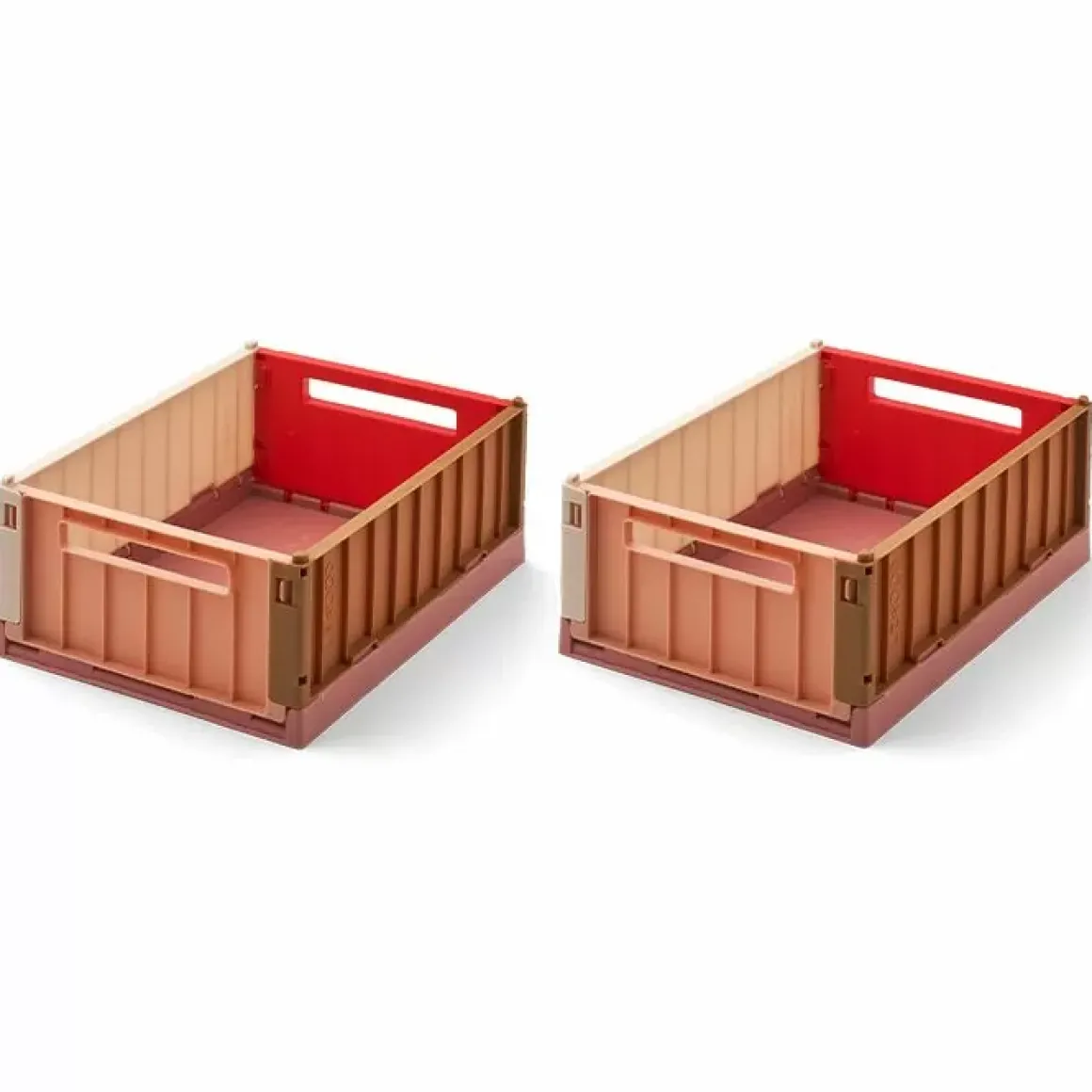 Liewood Opbergkratje Weston Dusty Raspberry Klein (2St)