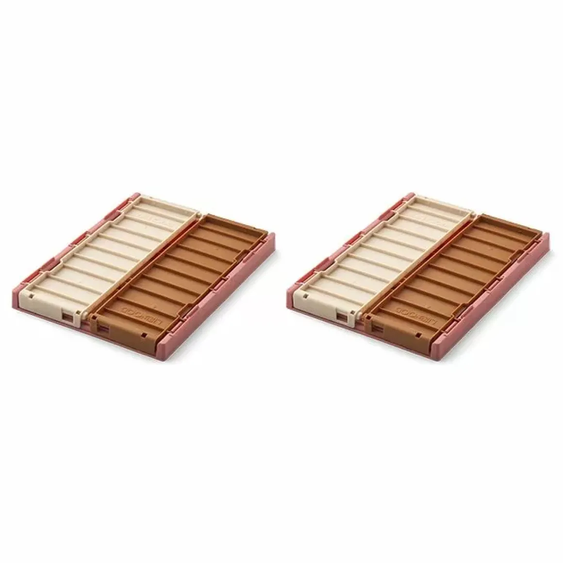 Liewood Opbergkratje Weston Dusty Raspberry Klein (2St)