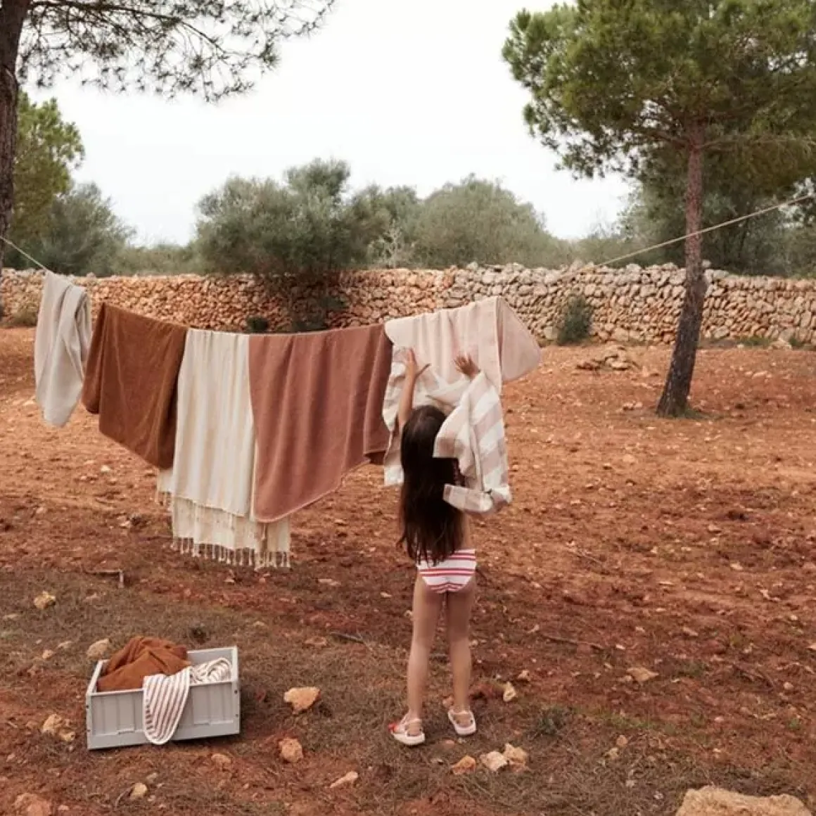 Liewood Opbergkratje Weston Sandy Groot