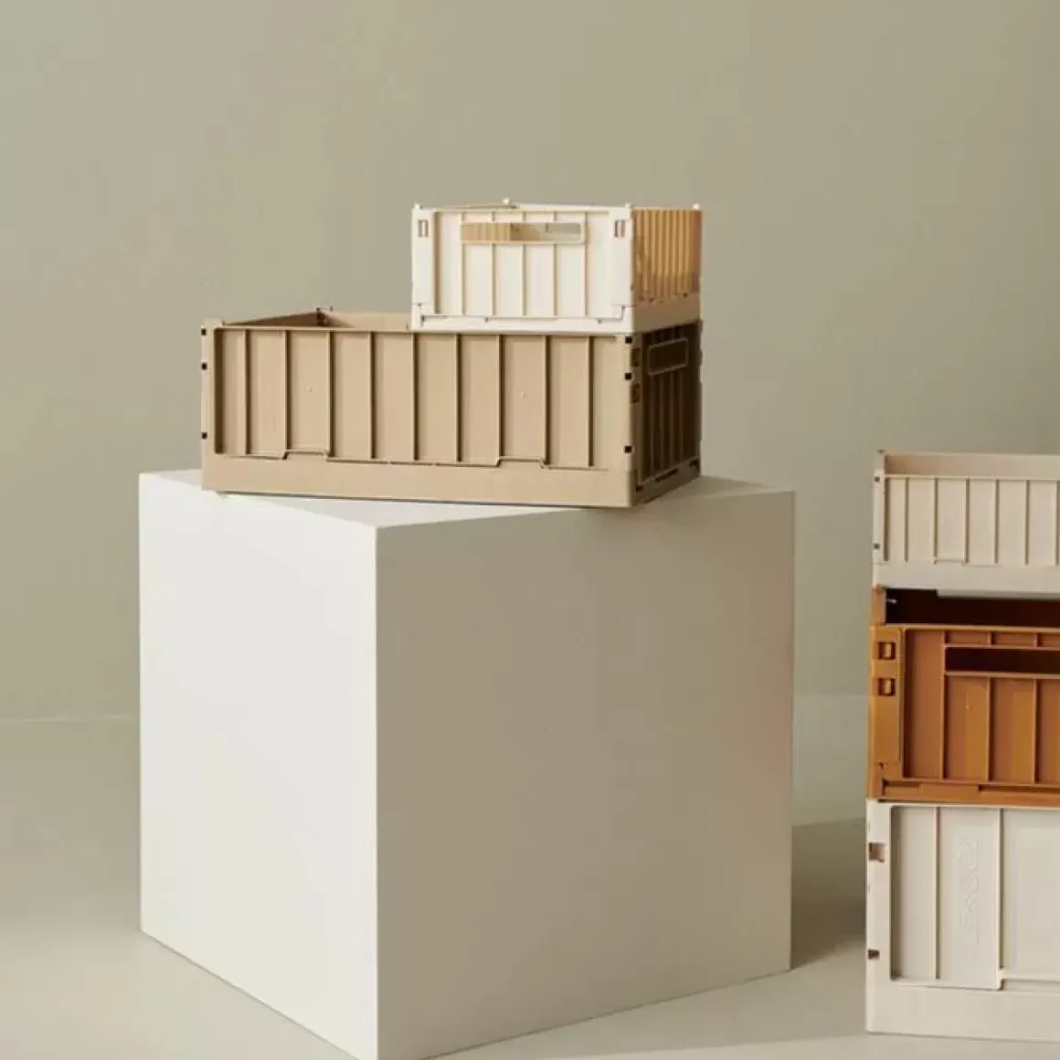 Liewood Opbergkratje Weston Sandy Groot