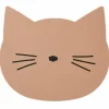 Liewood Placemat Aura Cat Dark Rose