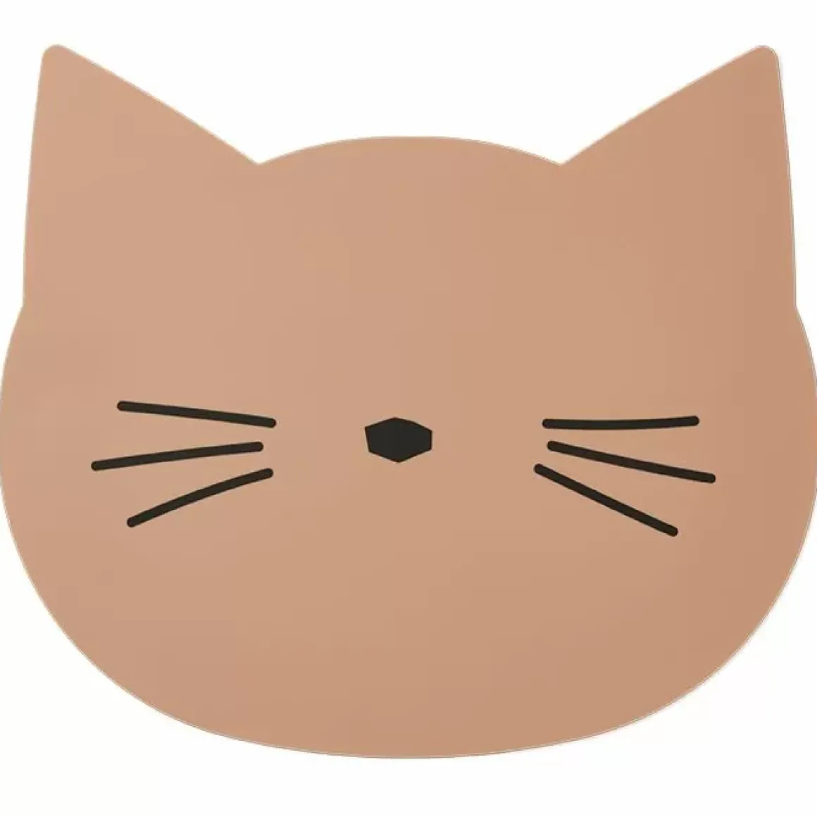 Liewood Placemat Aura Cat Dark Rose