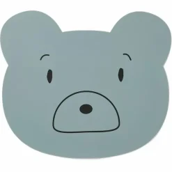 Liewood Placemat Aura Mr Bear Blue Fog