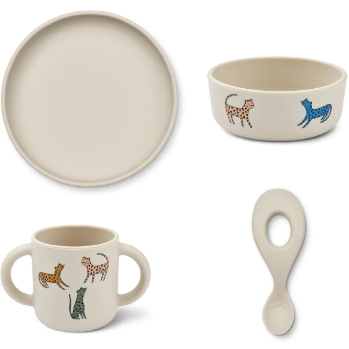 Liewood Serviesset Vivi Leopard Multi Mix