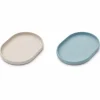 Liewood Siliconen Bord Anita Sandy/Sea Blue (2St)