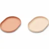 Liewood Siliconen Bord Anita Tuscany Rose/Apple Blossom (2St)