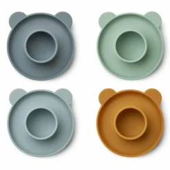 Liewood Siliconen Eierdopjes Janus Mr Bear Blue Mix (4St)