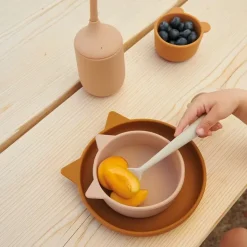 Liewood Siliconen Serviesset Cathy Cat Pale Tuscany Mix