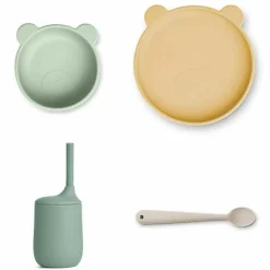 Liewood Siliconen Serviesset Cathy Mr Bear Sandy Multi Mix