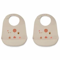 Liewood Siliconen Slabben Tilda Birthday Multi Mix (2St)