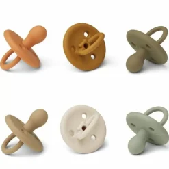 Liewood Siliconen Spenen Paula Golden Caramel Mix (6St)